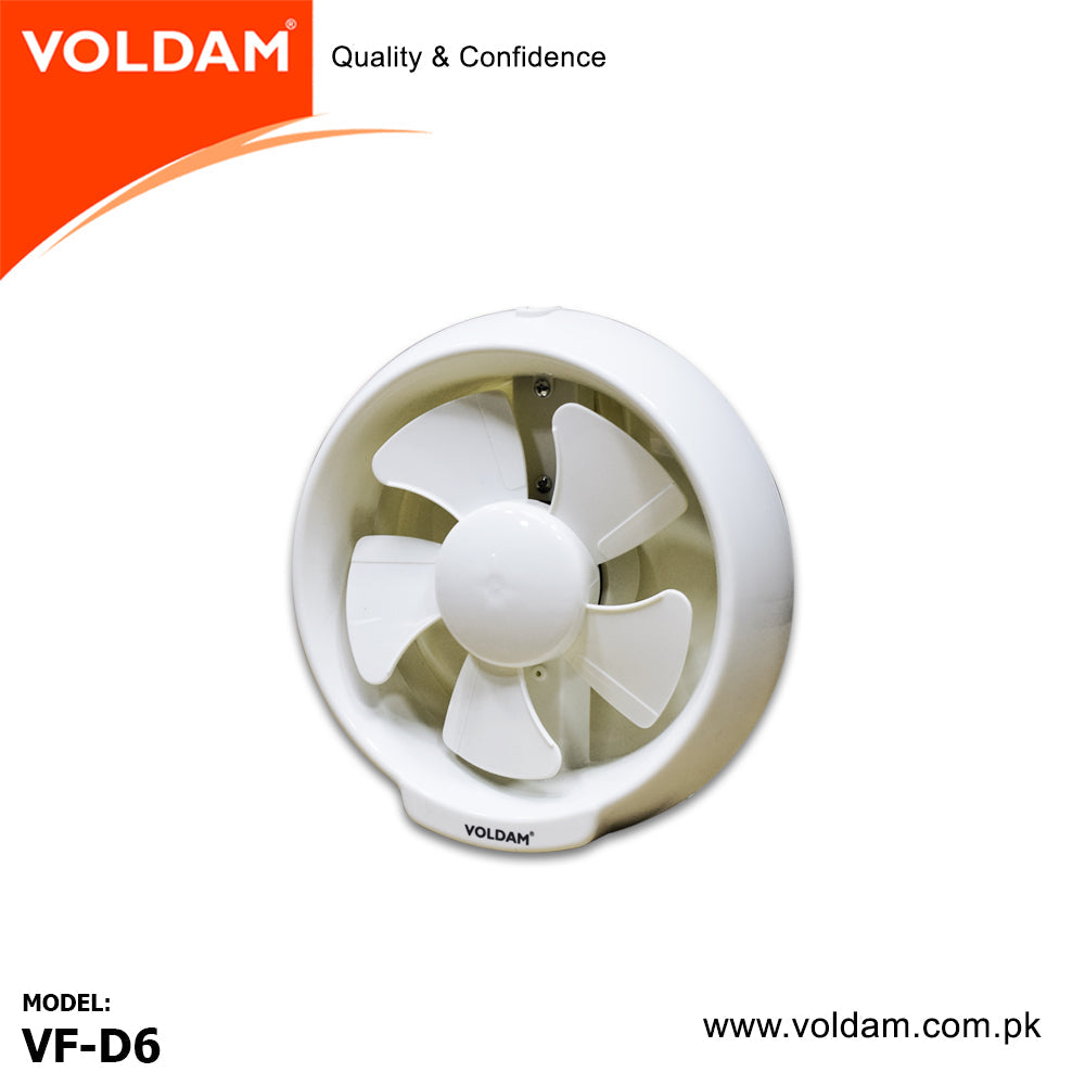 Voldam Window Glass Exhaust Fan - Strong Suction