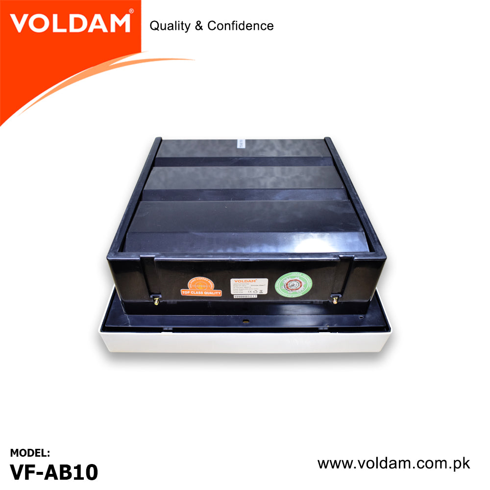 Voldam Full Plastic Grille Square Exhaust Fan